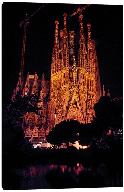Sagrada Familia Barcelona Canvas Art Print - Catalonia Art