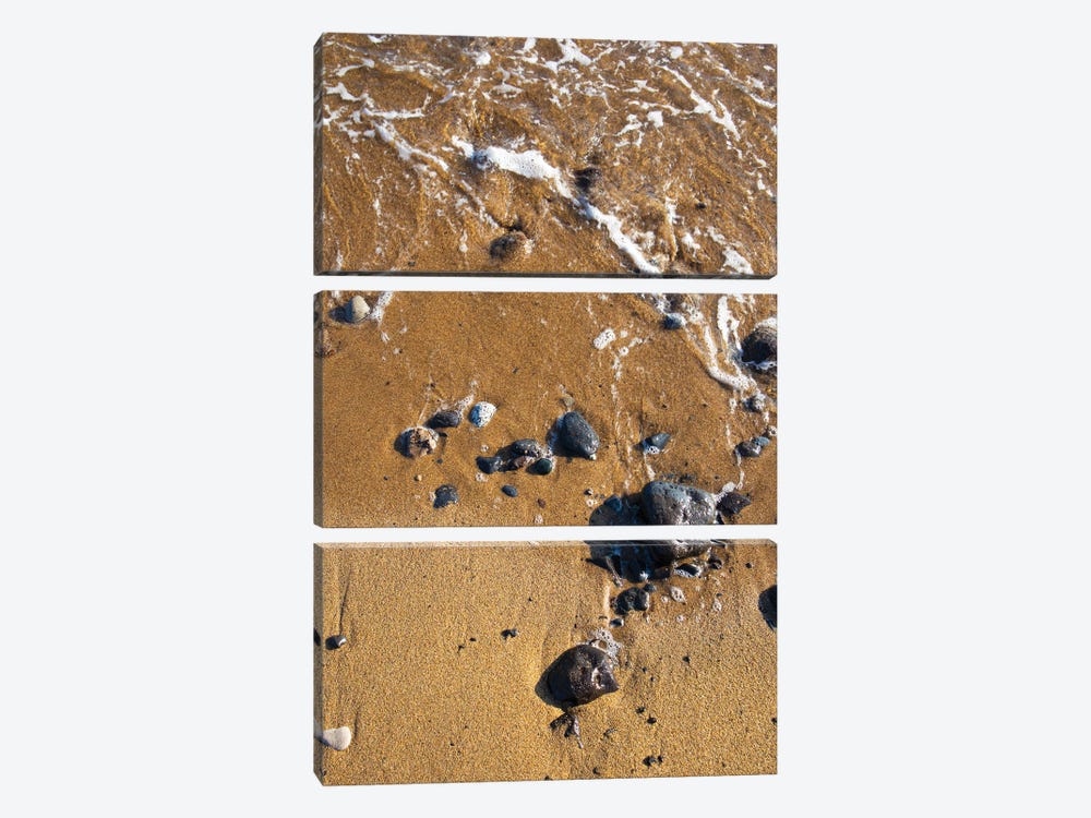 Water And Sand by Kateryna Bortsova 3-piece Canvas Print