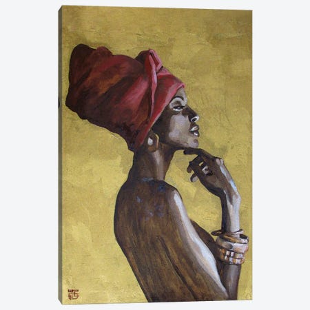 Africa Beauty Canvas Print #KTB253} by Kateryna Bortsova Canvas Artwork