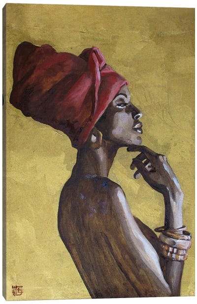 Africa Beauty Canvas Art Print - Kateryna Bortsova