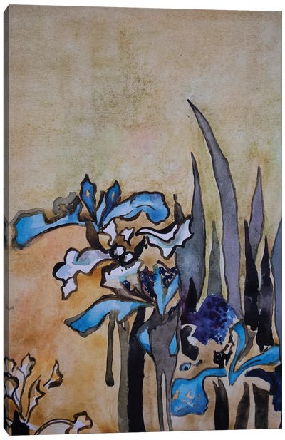 Irises Canvas Art Print - Kateryna Bortsova