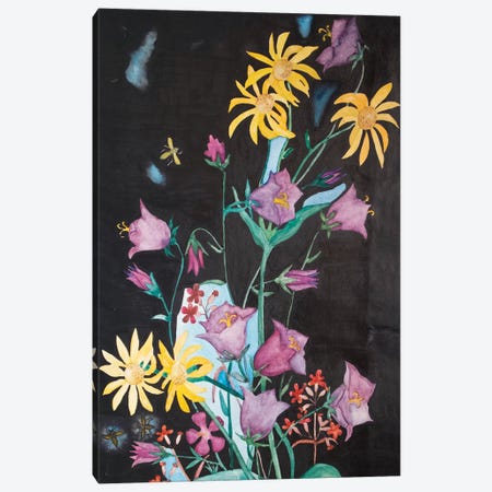 Beautiful Garden Flowers Canvas Print #KTB265} by Kateryna Bortsova Canvas Art