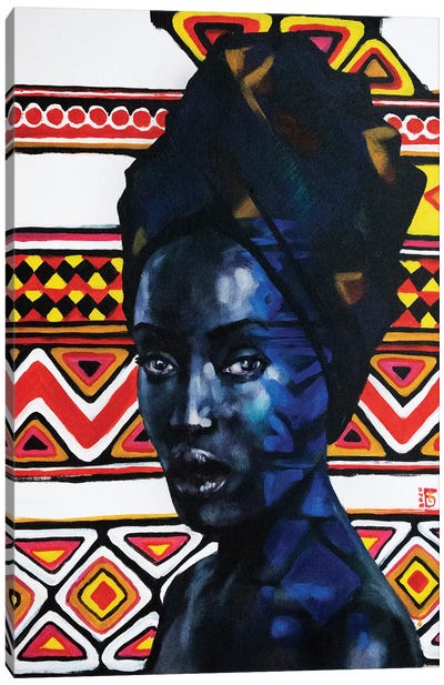 Beauty Of Africa Canvas Art Print - Kateryna Bortsova