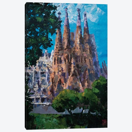 Gaudi Barcelona Canvas Print #KTB271} by Kateryna Bortsova Canvas Art