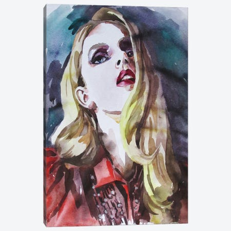 Girl Of Fashion Canvas Print #KTB275} by Kateryna Bortsova Canvas Print