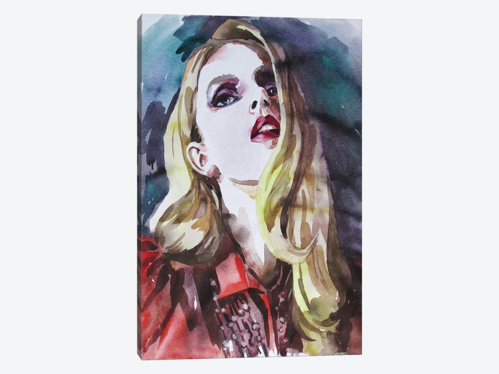 Girl Of Fashion by Kateryna Bortsova 1-piece Canvas Art Print