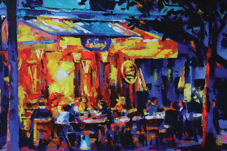 Night Café by Kateryna Bortsova wall art