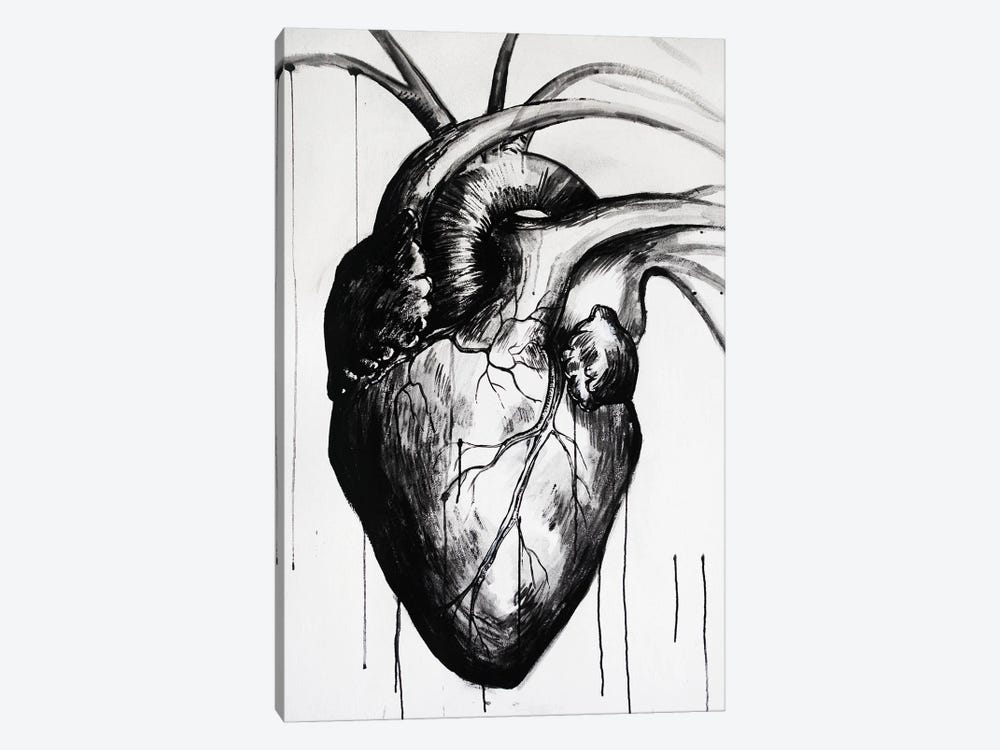 Heart by Kateryna Bortsova 1-piece Canvas Wall Art