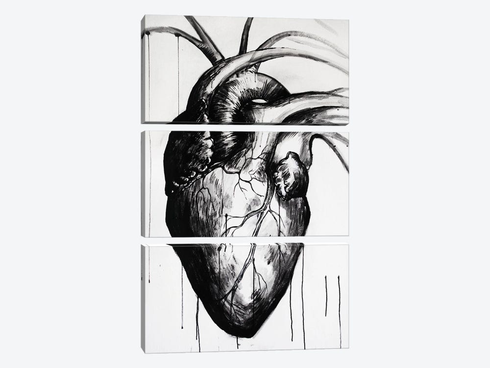 Heart by Kateryna Bortsova 3-piece Canvas Artwork