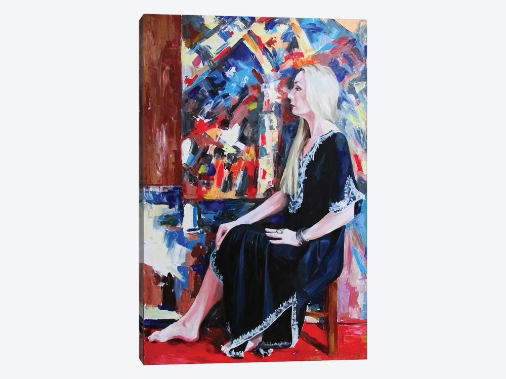Portrait Of The Artist by Kateryna Bortsova 1-piece Art Print