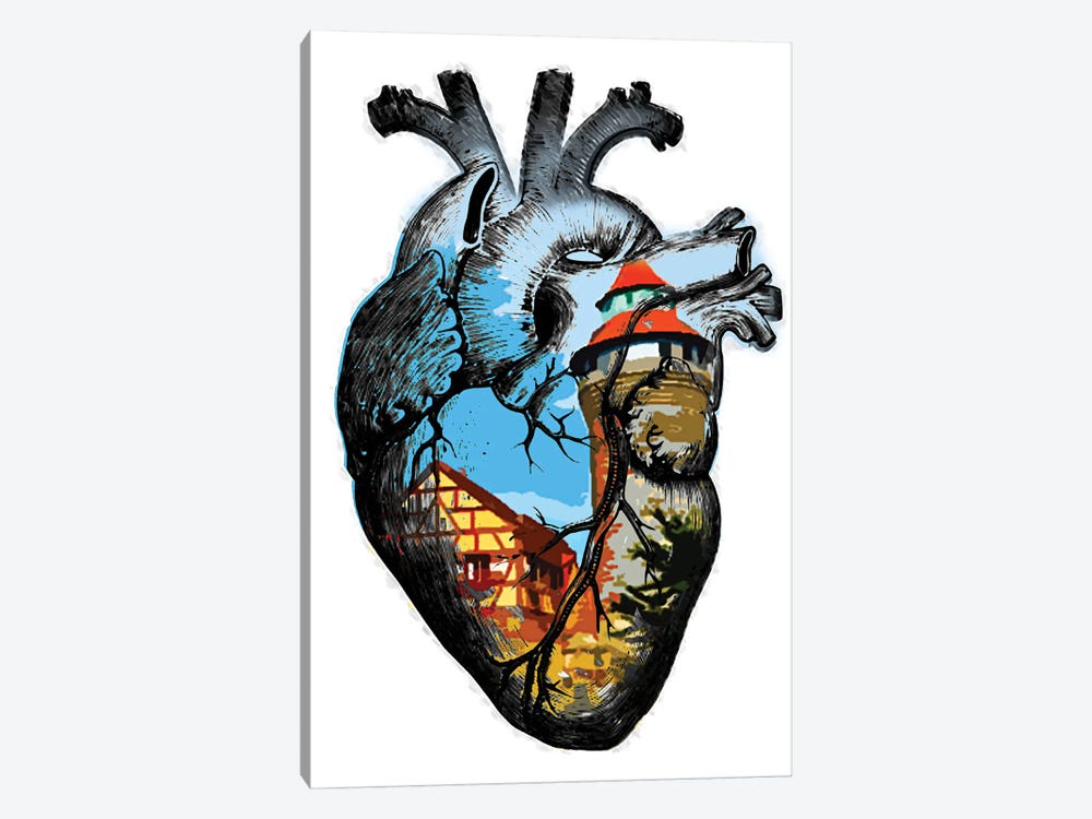 In My Heart by Kateryna Bortsova 1-piece Art Print