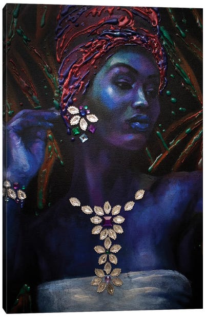 Tropical Queen Canvas Art Print - Kateryna Bortsova