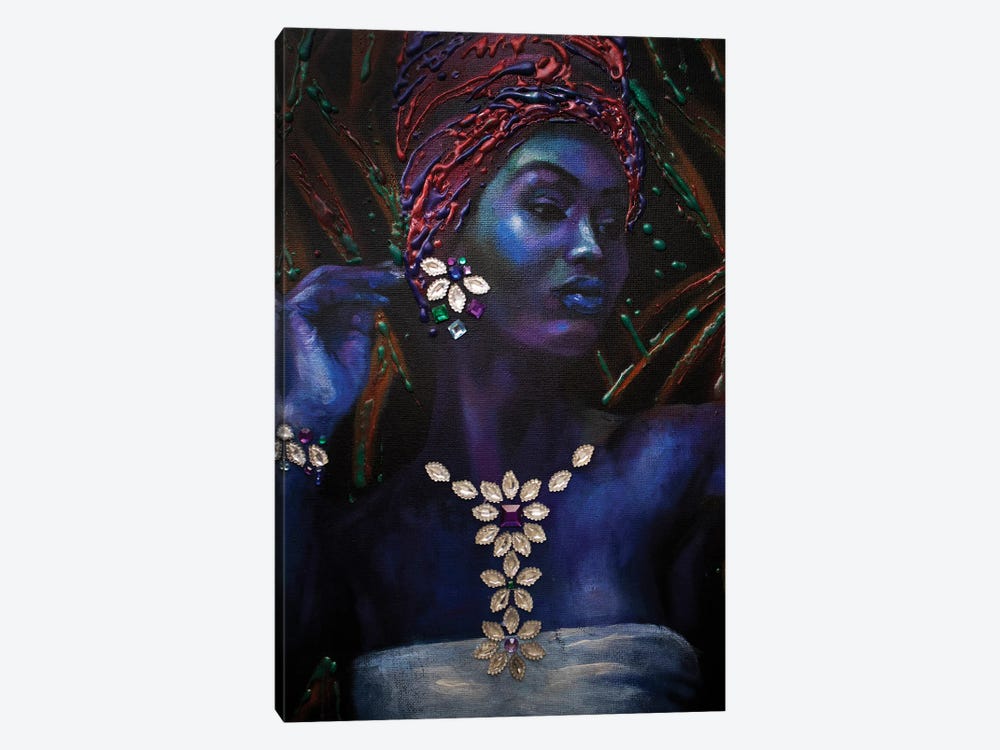 Tropical Queen by Kateryna Bortsova 1-piece Canvas Art Print