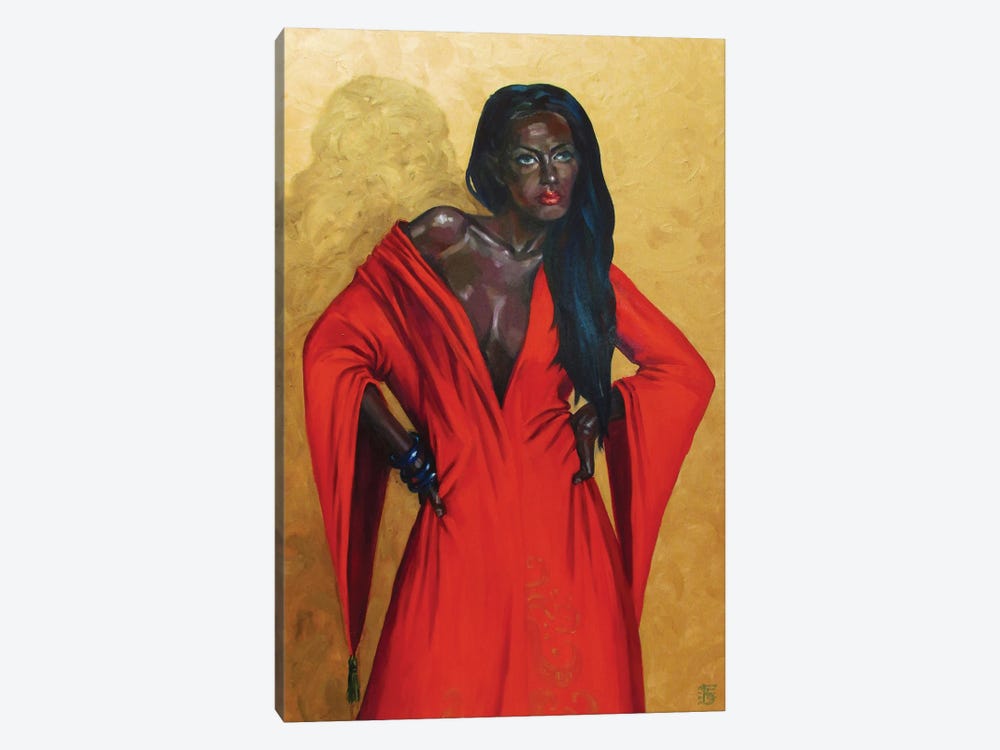 Lady In Red by Kateryna Bortsova 1-piece Art Print