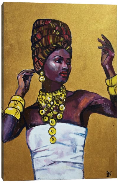 Egypt Queen Canvas Art Print - Kateryna Bortsova