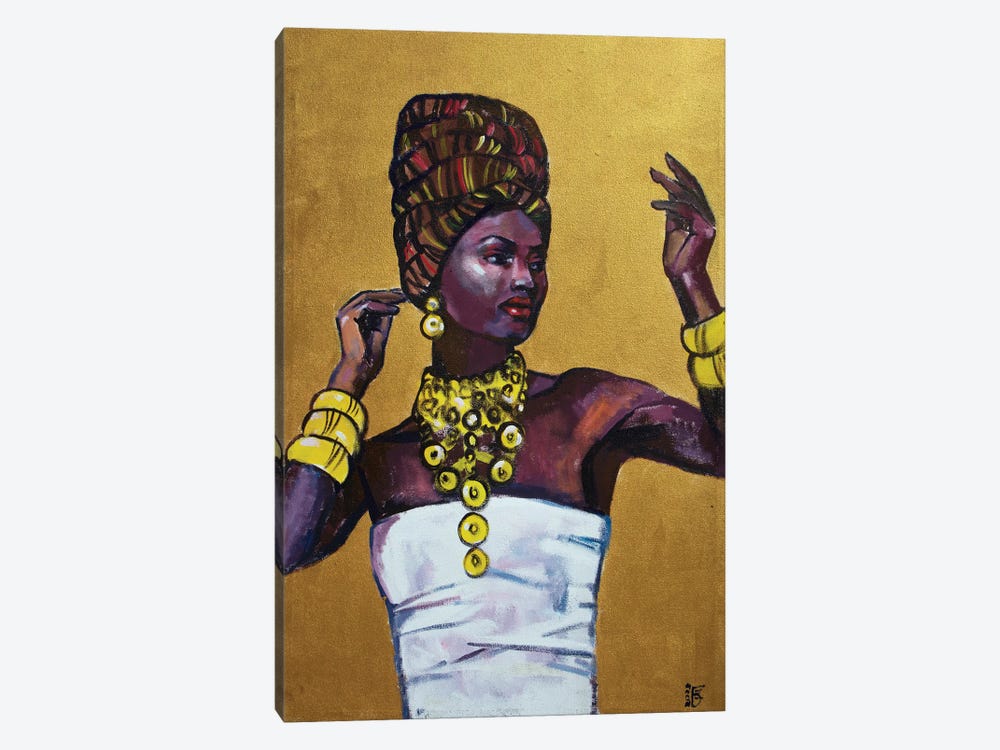 Egypt Queen by Kateryna Bortsova 1-piece Canvas Art