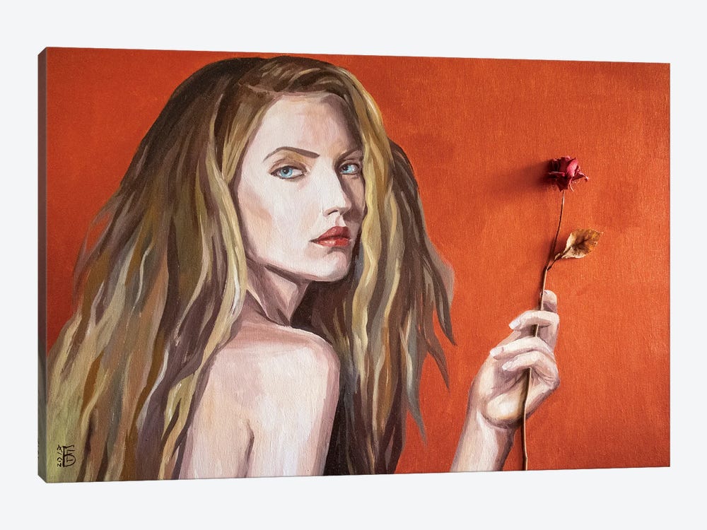 Northern Rose by Kateryna Bortsova 1-piece Canvas Art