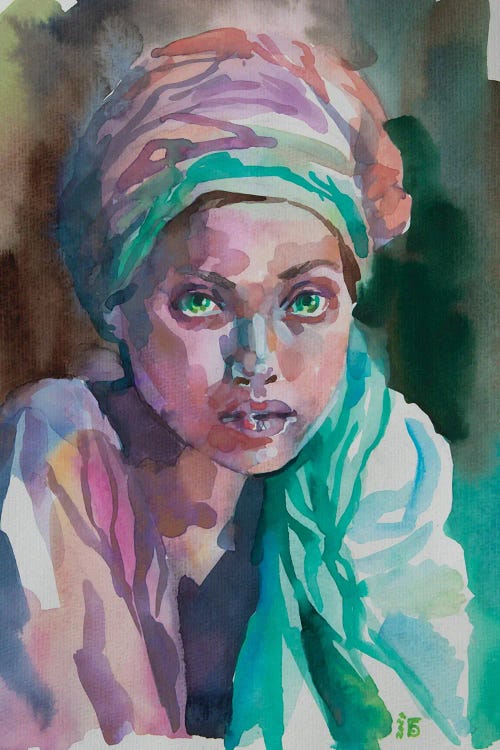 Girl With Scarf