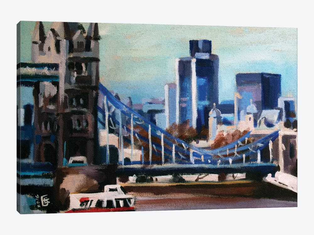 London Skyline III by Kateryna Bortsova 1-piece Canvas Art