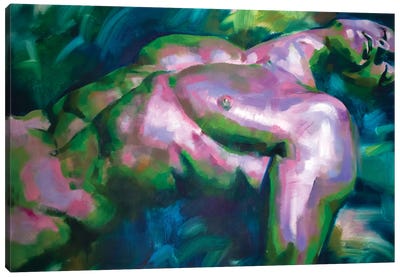 Adam II Canvas Art Print - Male Nude Art