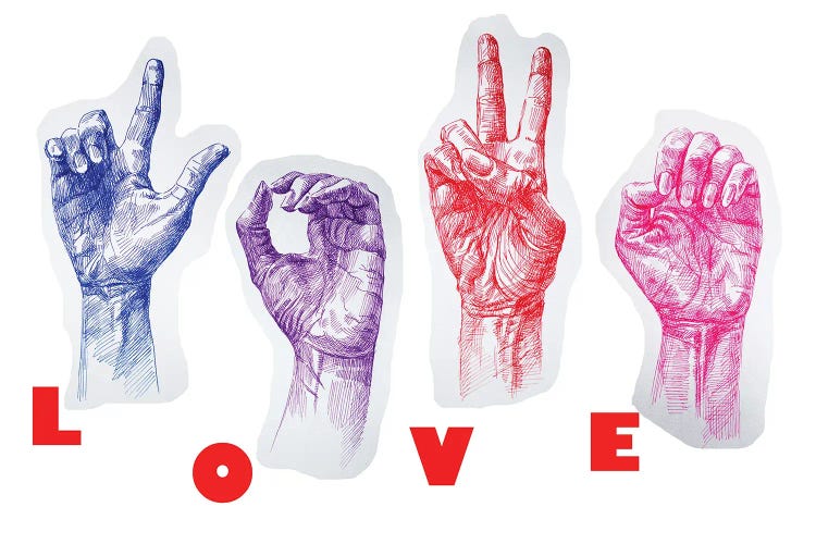 Love 2 by Kateryna Bortsova wall art