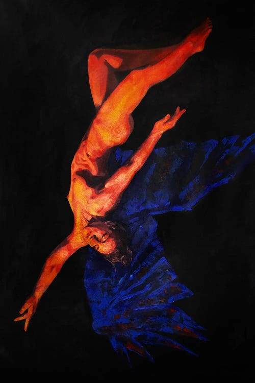 Falling Angel by Kateryna Bortsova wall art