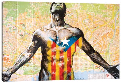 Barcelona Canvas Art Print - Catalonia Art