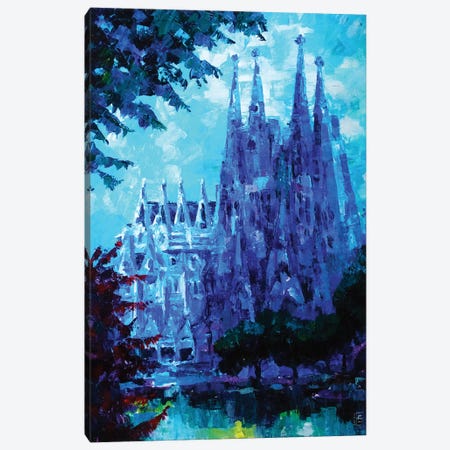 Barcelona Sagrada Familia Canvas Print #KTB53} by Kateryna Bortsova Canvas Art Print