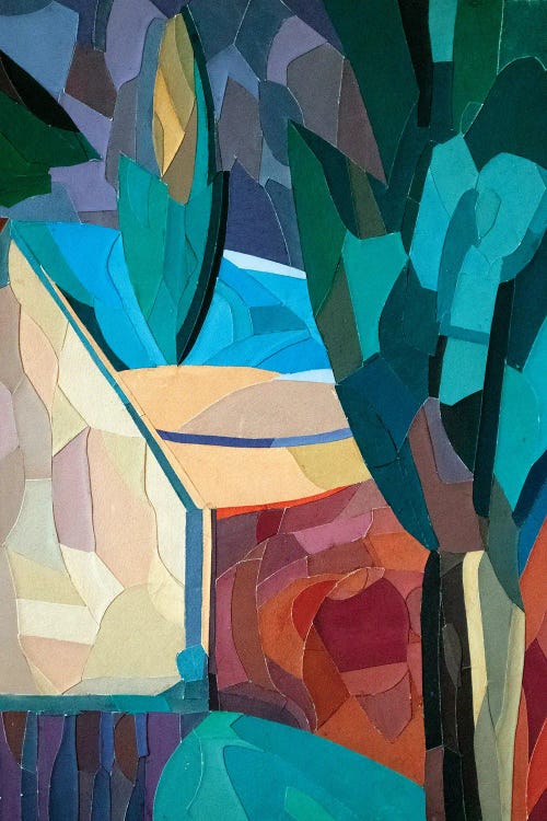 House In The garden by Kateryna Bortsova wall art