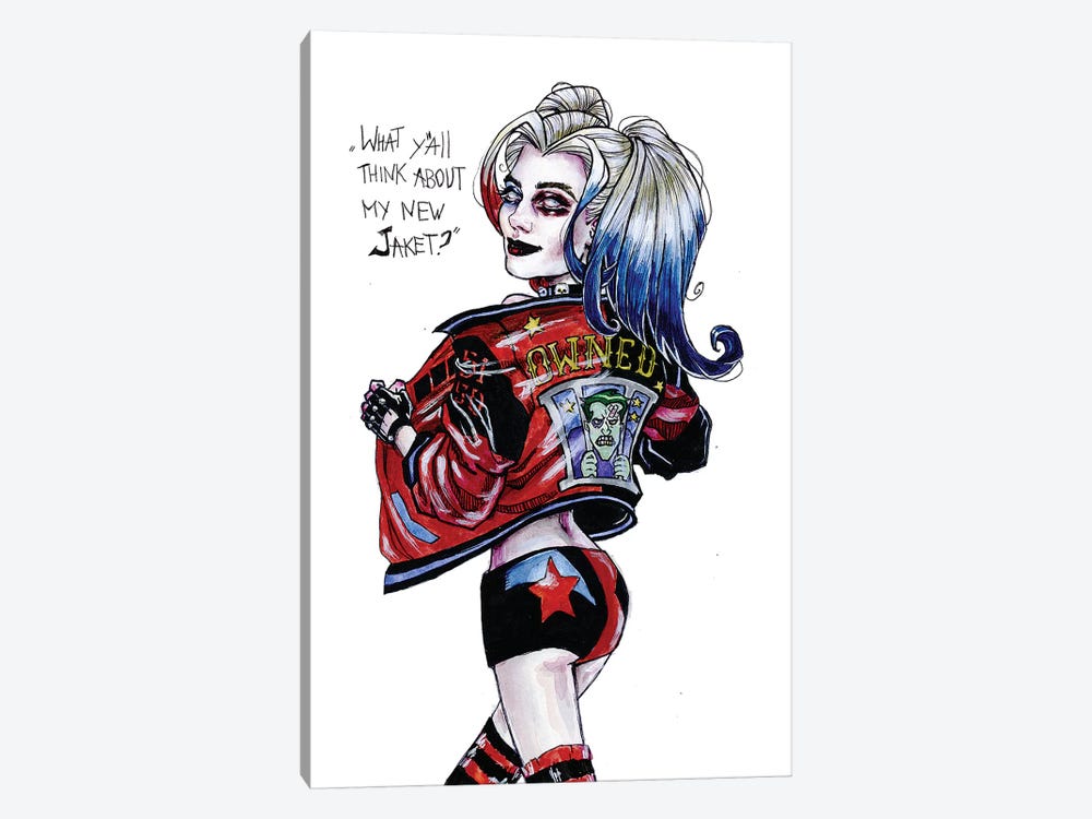 Harley Quinn by Katerina Chep 1-piece Canvas Art