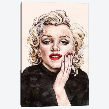 Marilyn M Canvas Print #KTC27} by Katerina Chep Canvas Art