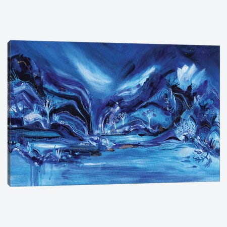 Blue Wonderland Canvas Print #KTE16} by Kim Tateo Canvas Art Print