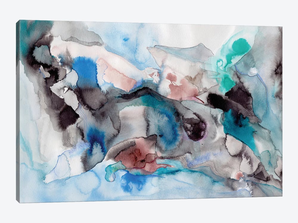 Glaciers by Kim Tateo 1-piece Canvas Art