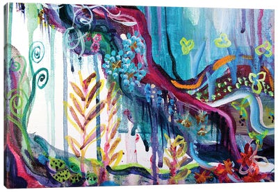 Flora And Fauna Canvas Art Print - Kim Tateo
