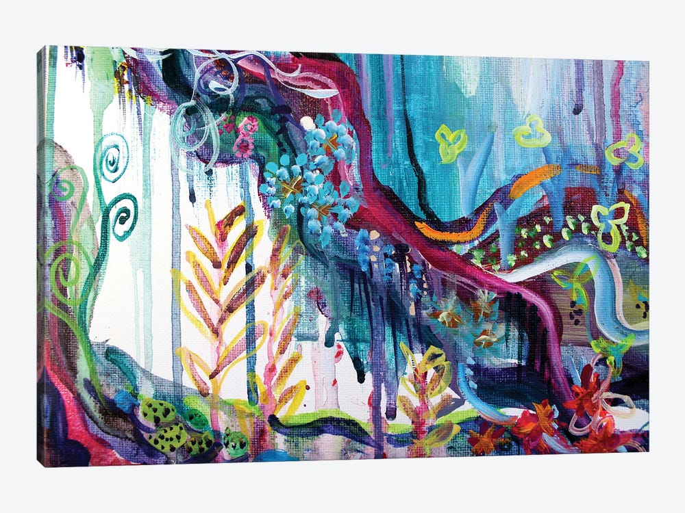 Flora And Fauna by Kim Tateo 1-piece Canvas Wall Art