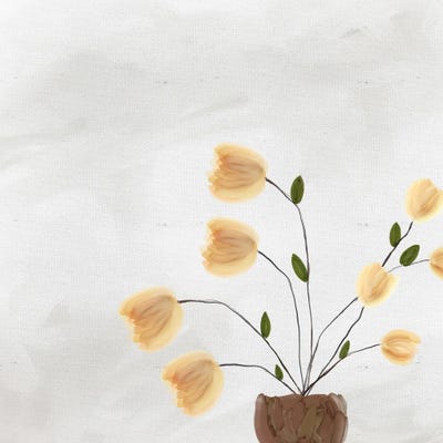 Blossom 02 by Karine Tonial Grimm multi panel art