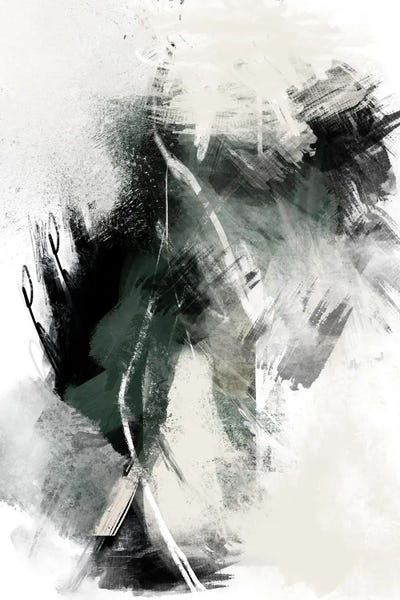 Karine Tonial Grimm: Green Abstract I by Karine Tonial Grimm