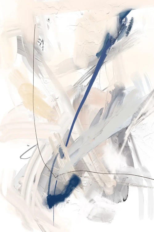 Iris Strokes II by Karine Tonial Grimm wall art