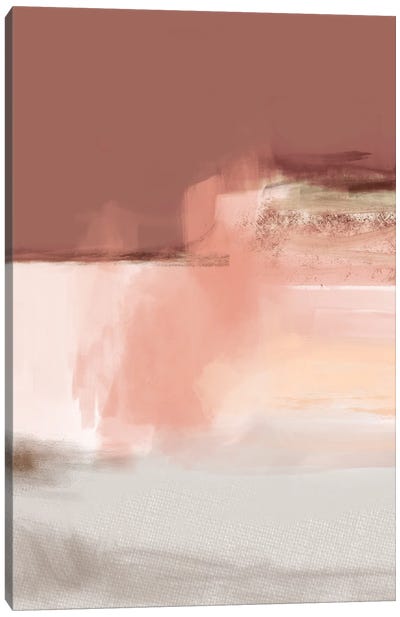 Mix Of Pink I Canvas Art Print - Pantone 2024 Peach Fuzz