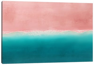 Pink Beach III Canvas Art Print - Karine Tonial Grimm