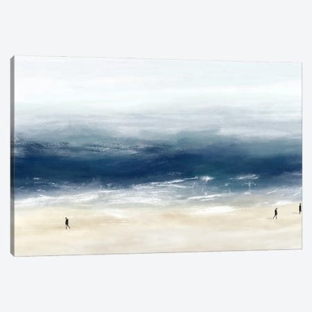Beach I Canvas Print #KTG8} by Karine Tonial Grimm Canvas Art Print