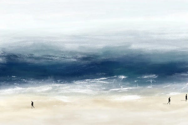 Karine Tonial Grimm: Beach I by Karine Tonial Grimm