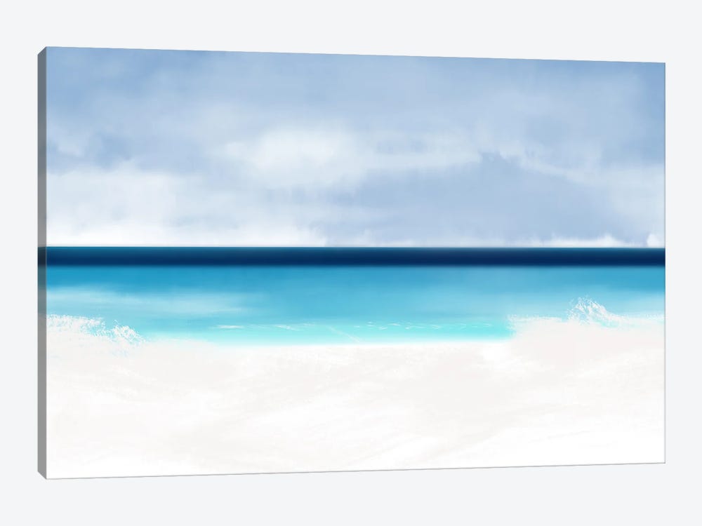 Beach IV by Karine Tonial Grimm 1-piece Canvas Artwork