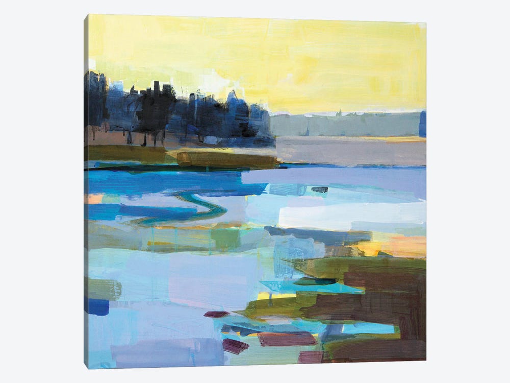 Rowley Marsh Early Spring by Kathleen Robbins 1-piece Canvas Print