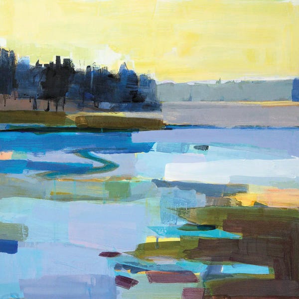 Kathleen Robbins: Rowley Marsh Early Spring by Kathleen Robbins