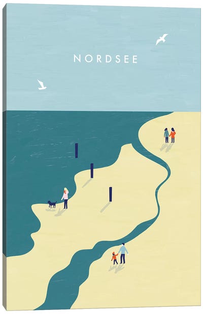 Nordsee Canvas Art Print