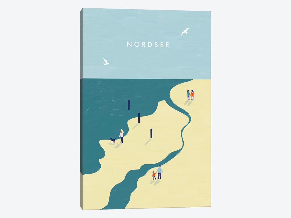 Nordsee by Katinka Reinke 1-piece Canvas Art Print