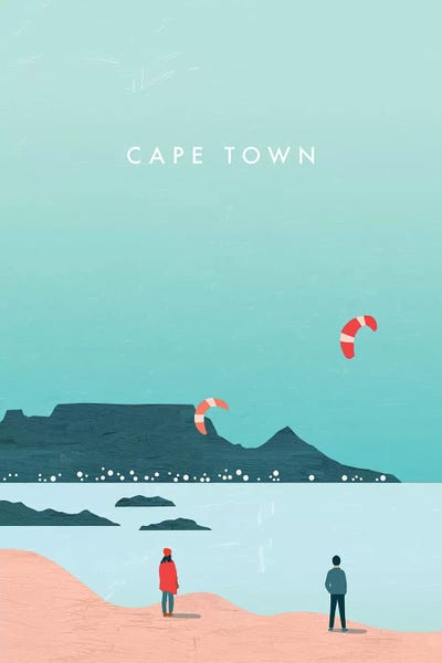 Cape Town by Katinka Reinke framed canvas print