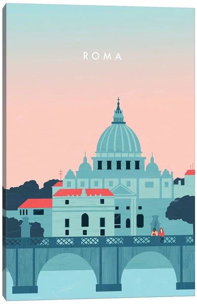 Roma Canvas Art Print - Katinka Reinke