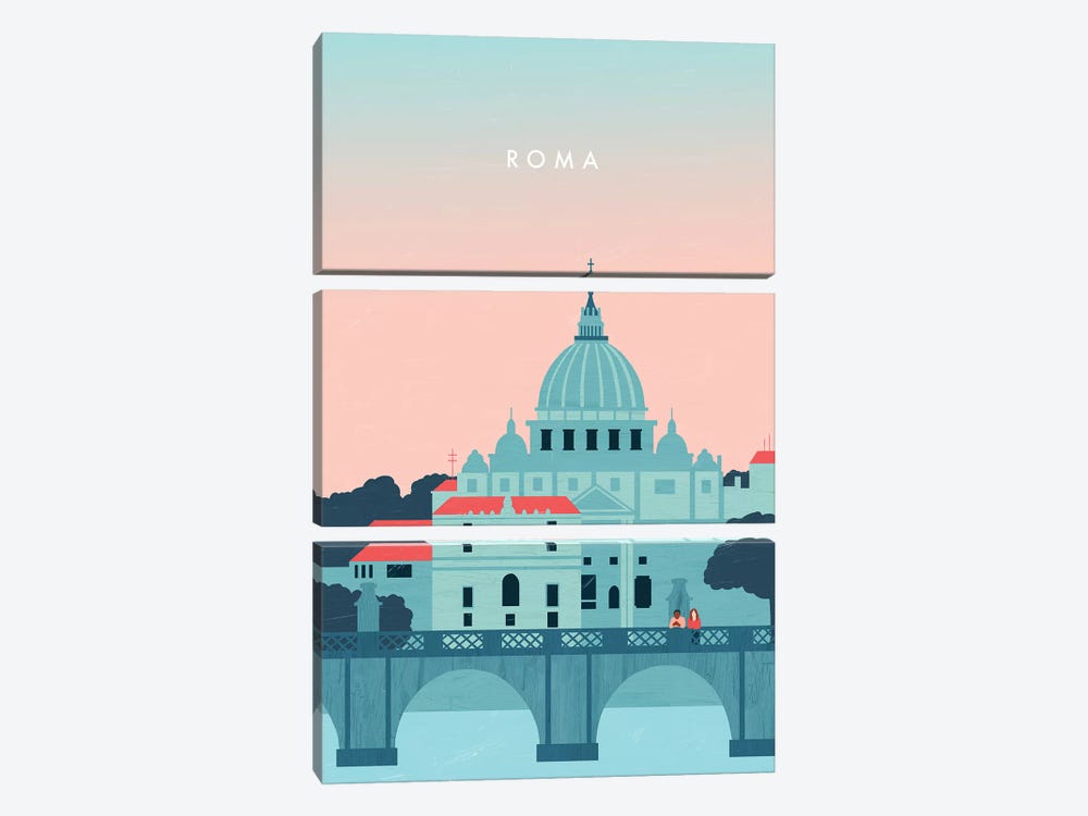 Roma by Katinka Reinke 3-piece Canvas Print